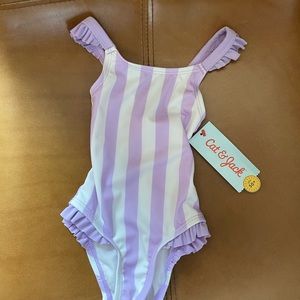 NWT 12 month Cat and Jack bathing suit